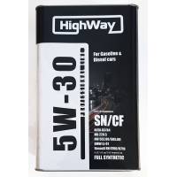 Масло 5W30 SN/CF синт. 4 л, HighWay , арт 10117